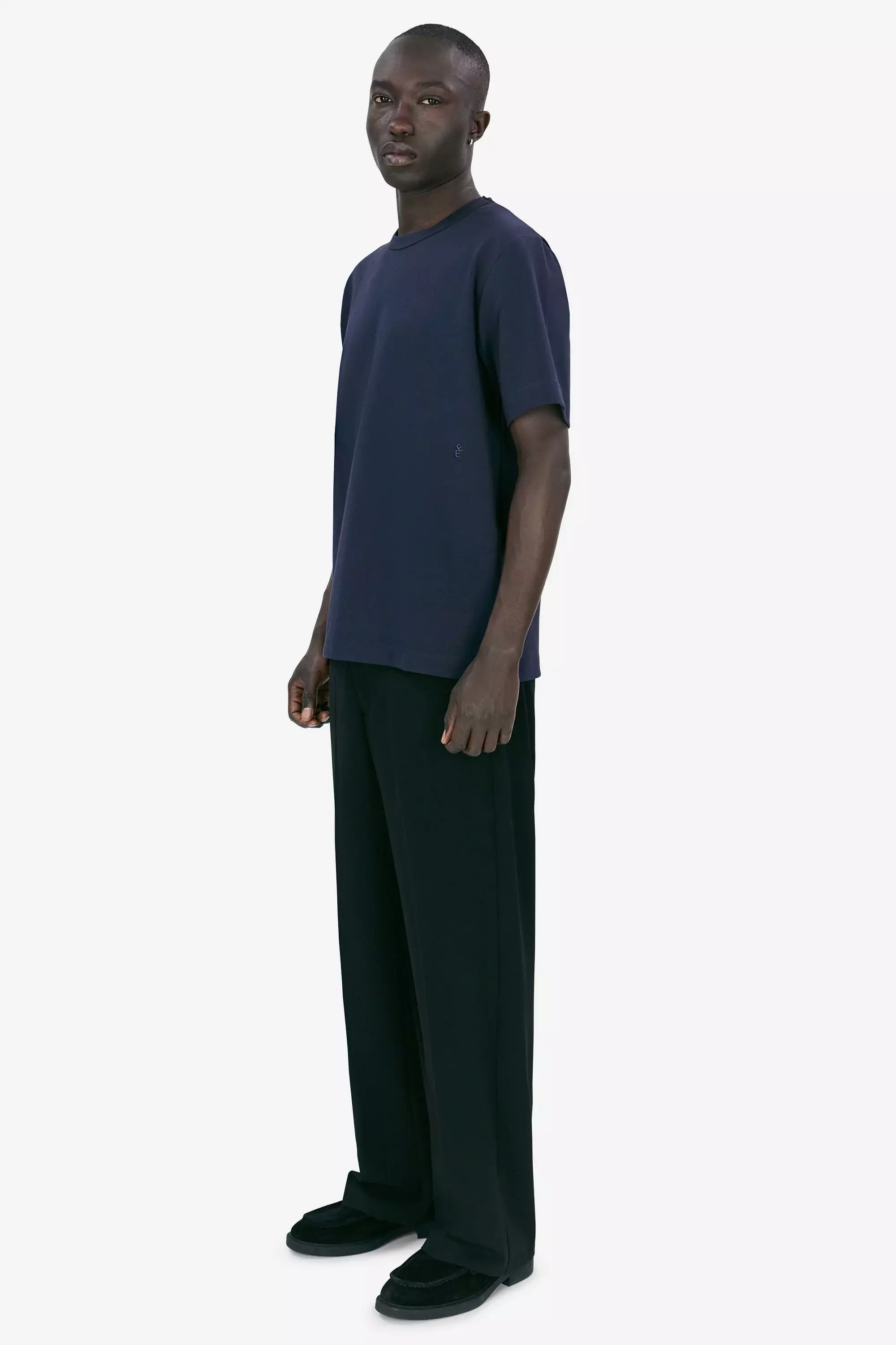 Elvine Hadar Indigo Noir T Shirt Herren dunkelblau